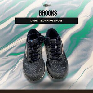 Brooks Dyad 11 Running Shoes Size 8.5 Black & Gray Lightweight Comfort Sneakers